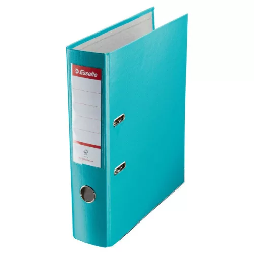 Iratrendező A4, 7,5cm, élvédő sínnel, 11282 Esselte Economy türkiz
