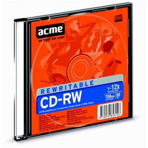 CD-RW 700MB 12X ÚJRAÍRHATÓ ACME