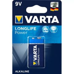 Elem 9V 6LR61 Longlife Power 1db/csomag VARTA