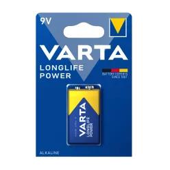 Elem 9V 6LR61 Longlife Power 1 db/csomag, Varta