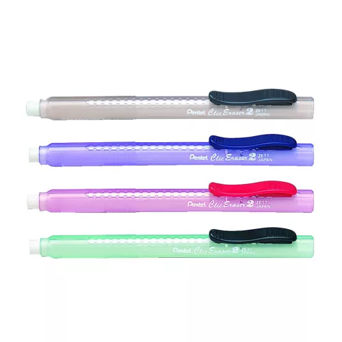 Radírceruza tolóbetétes ZE11T-C Pentel kék test