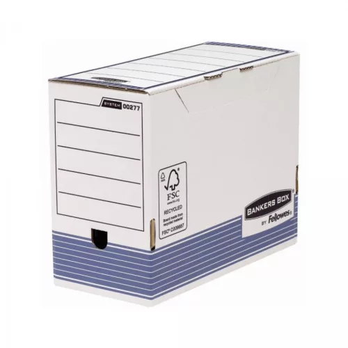 Archiváló doboz 150mm, Fellowes® Bankers Box System, 10 db/csomag, kék