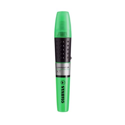 Szövegkiemelő 2-5mm, hengeres test Stabilo Luminator zöld