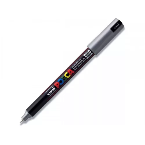 Dekormarker 0,7-1mm, Uni Posca PC-1M ezüst