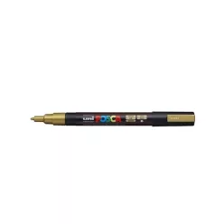 Dekormarker 0,9-1,3mm, PC-3M Uni Posca arany