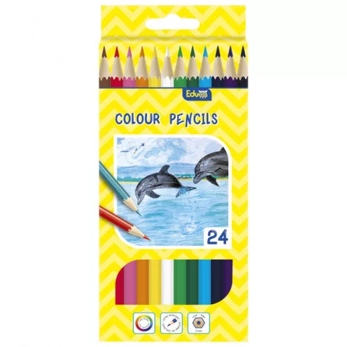 Színes ceruza készlet, Educa 24 klf. szín
