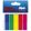 Jelölőcímke GLN 12x44 mm, 5x25 lap, 5 szín, oldaljelölő (műanyag)