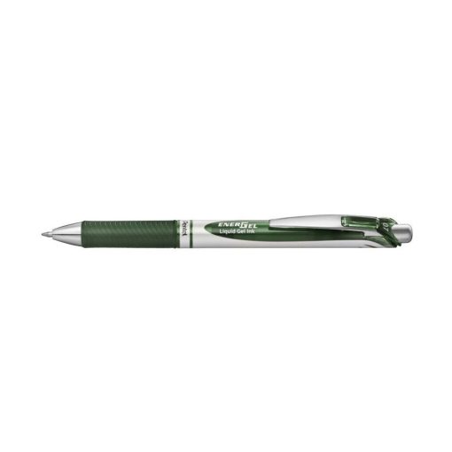Rollertoll zselés 0.7mm, Pentel EnerGel BL77-D3X, írásszín sötétzöld