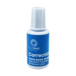   Hibajavító folyadék 20ml, vízbázisú szivacsos végű Bluering®