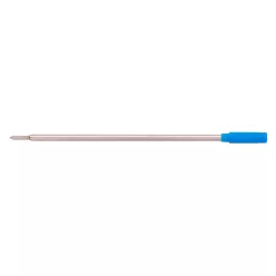   Tollbetét csavaros 0,8mm, fém ügyféltollhoz, írásszín kék