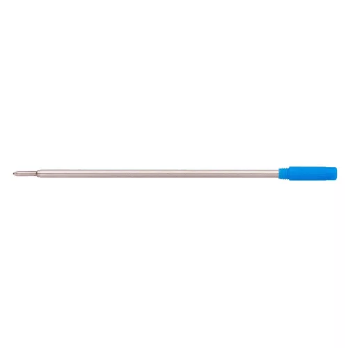 Tollbetét csavaros 0,8mm, fém ügyféltollhoz, írásszín kék