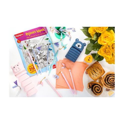 Tolltartó, szilikon, malac, Nebulo