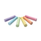 Táblakréta kerek pormentes, vastag 6 db/doboz, Connect vegyes színek