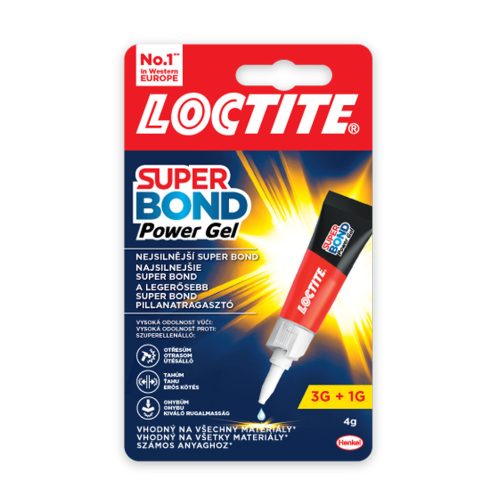 Pillanatragasztó 4g Loctite Super Bond Power Gél
