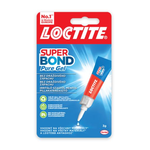 Pillanatragasztó 3g Loctite Super Bond Pure gél