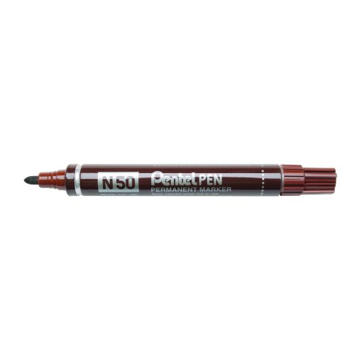 Alkoholos marker fém testű 4,3mm kerek hegyű N50-EE Pentel Extreme barna