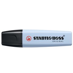   Szövegkiemelő 2-5mm, vágott hegyű, STABILO Boss original Pastel ködös kék