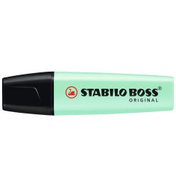   Szövegkiemelő 2-5mm, vágott hegyű, STABILO Boss original Pastel menta
