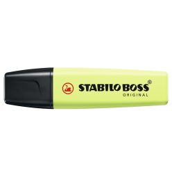   Szövegkiemelő 2-5mm, vágott hegyű, STABILO Boss original Pastel lime