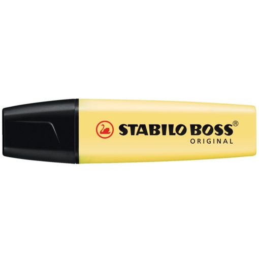 Szövegkiemelő 2-5mm, vágott hegyű, STABILO Boss original Pastel vanília