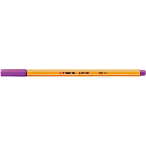 Rostirón, tűfilc 0,4mm, STABILO Point 88 rózsa