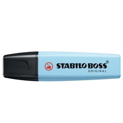 Szövegkiemelő 2-5mm, vágott hegyű, STABILO Boss original Pastel jeges kék