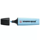 Szövegkiemelő 2-5mm, vágott hegyű, STABILO Boss original Pastel jeges kék