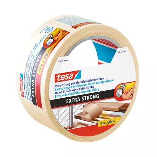 Ragasztószalag kétoldalas, 50mmx10m Extra erős Tesa