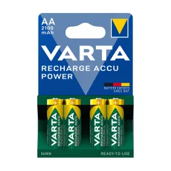   Elem tölthető akku előtöltött AA ceruza 2100 mAH Power 4 db/csomag, Varta