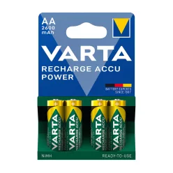   Elem tölthető akku AA ceruza 2600 mAH Power 4 db/csomag, Varta