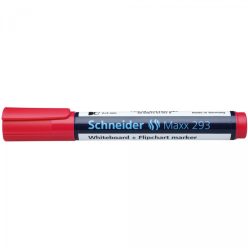   Tábla- és flipchart marker 2-5mm, vágott végű Schneider Maxx 293 piros