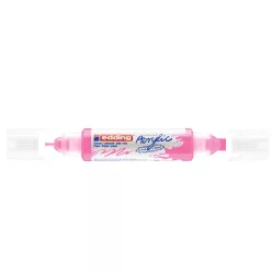   Akril marker 2-3mm, és 5-10mm, 3D kétvégű Edding 5400 neon rózsaszín