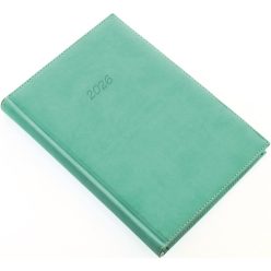   Határidőnapló Bolero P A/5, napi krémszínű lapokkal türkiz Realsystem 2026.