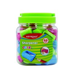 Hegyező 1 lyukú 60 db/display Keyroad Cute vegyes színek