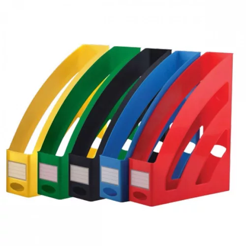 Iratpapucs 8cm, műanyag, 80x327x253mm, Bluering®, zöld