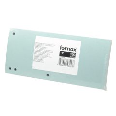 Elválasztó lap FORNAX 10,5x24cm kék 100db