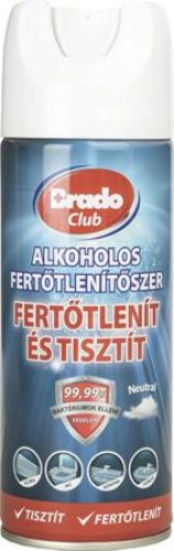 Fertőtlenítő aerosol 400 ml BradoClub neutral