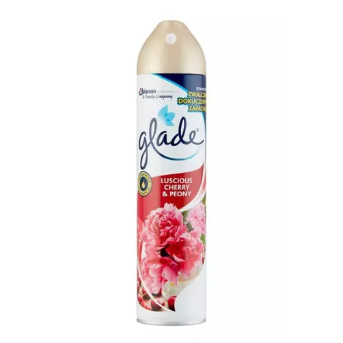 Légfrissítő aerosol 300 ml Glade® Zamatos Cseresznye és Bazsarózsa