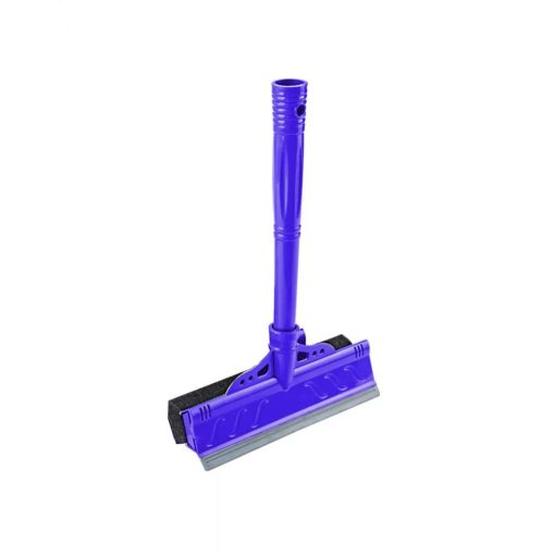 Ablaklehúzó műanyag gumibetétes szivaccsal 22 cm széles_KCS2277B kék