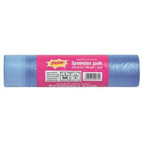 Szemeteszsák zárószalagos 25 liter 50 x 55 cm 20 db/tekercs Fino sárga