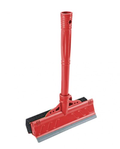 Ablaklehúzó műanyag gumibetétes szivaccsal 22 cm széles_KCS2277R rózsaszín