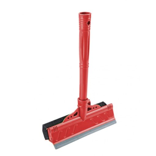 Ablaklehúzó műanyag gumibetétes szivaccsal 22 cm széles_KCS2277R rózsaszín
