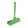 Ablaklehúzó műanyag gumibetétes szivaccsal 22 cm széles_KCS2277G zöld