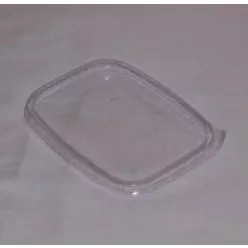   Elviteles doboz tető szögletes 500-750 ml svédtálhoz, PP natúr 