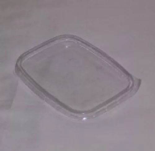 Elviteles doboz tető szögletes 500-750 ml svédtálhoz, PP natúr 