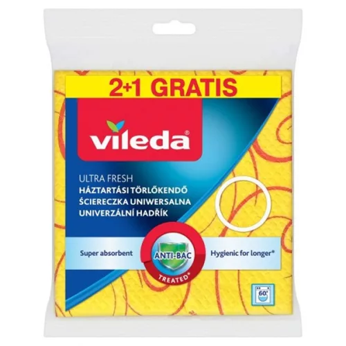 Törlőkendő háztartási 2+1 db/csomag Ultra Fresh Vileda_F2535U