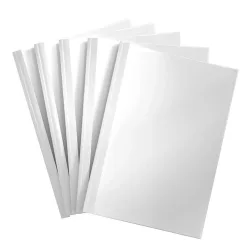   Hőkötő borító, A4, 4mm, 33-45lapig 50 db/doboz, Bluering® fehér