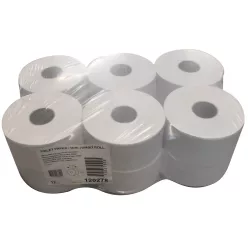   Toalettpapír 2 rétegű közületi átmérő: 18,8 cm 170 m/tekercs 12 tekercs/karton Mini Jumbo Tork_120278 fehérített