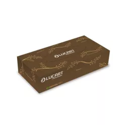   Kozmetikai kendő 2 rétegű 100 lap/doboz EcoNatural 100V Lucart_841073 havanna barna