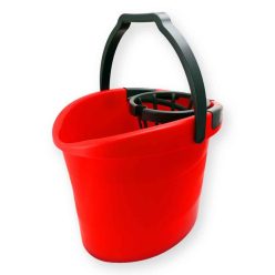   Felmosó vödör 18 literes ovális csavaró kosárral piros Bonus_B739